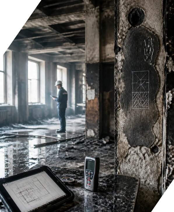 Обследование зданий после пожара в Вязниках от 16025 р. | ЭкспертизаРоссия