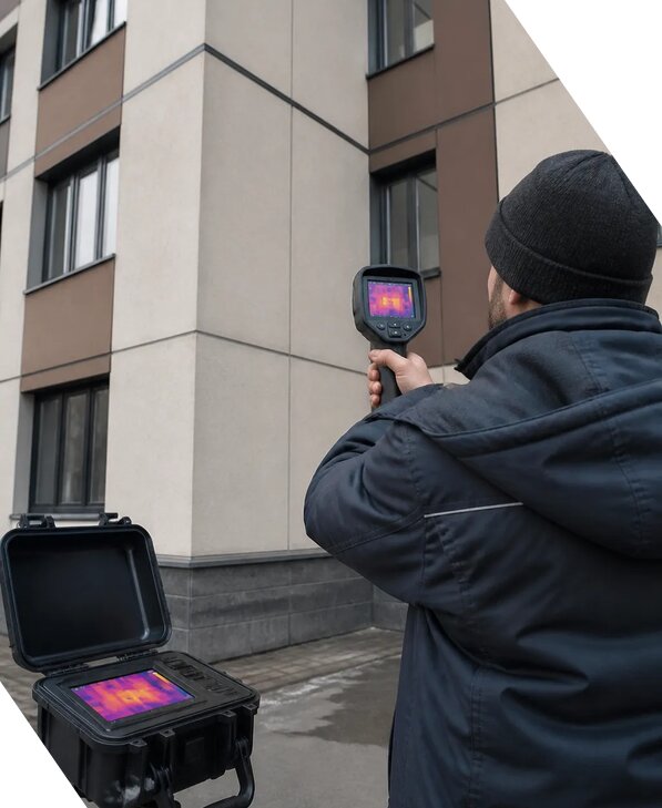 Тепловизионное обследование зданий и сооружений в Вязниках