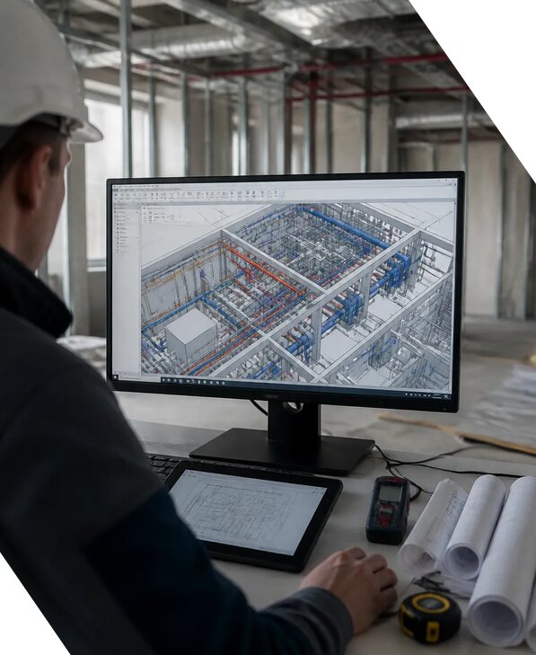 Создание BIM модели инженерных сетей для объектов в Вязниках